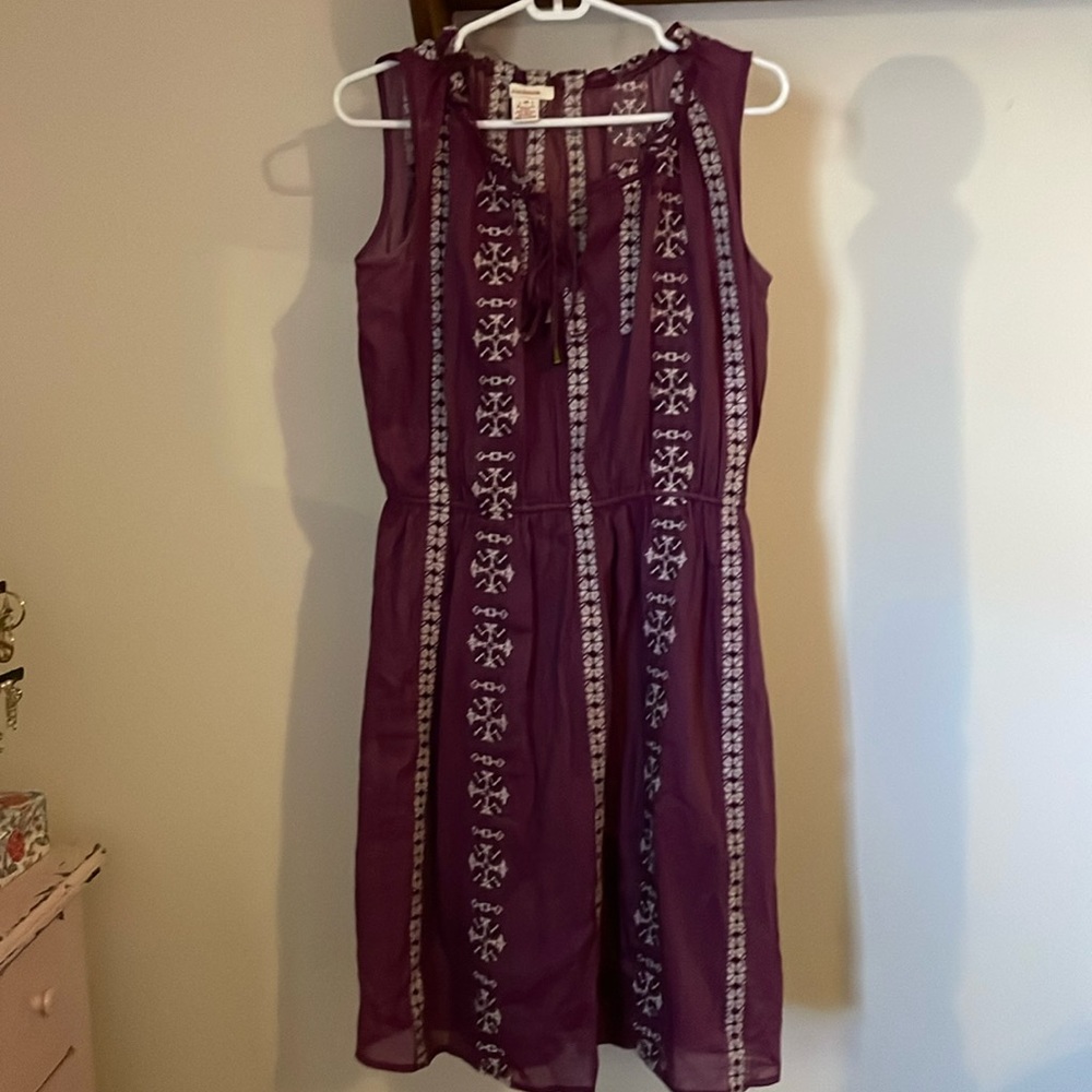 Sundance Boho Purple Dress Size M
